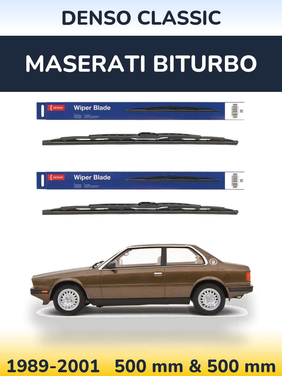 Torkarblad Denso Classic för Maserati Biturbo