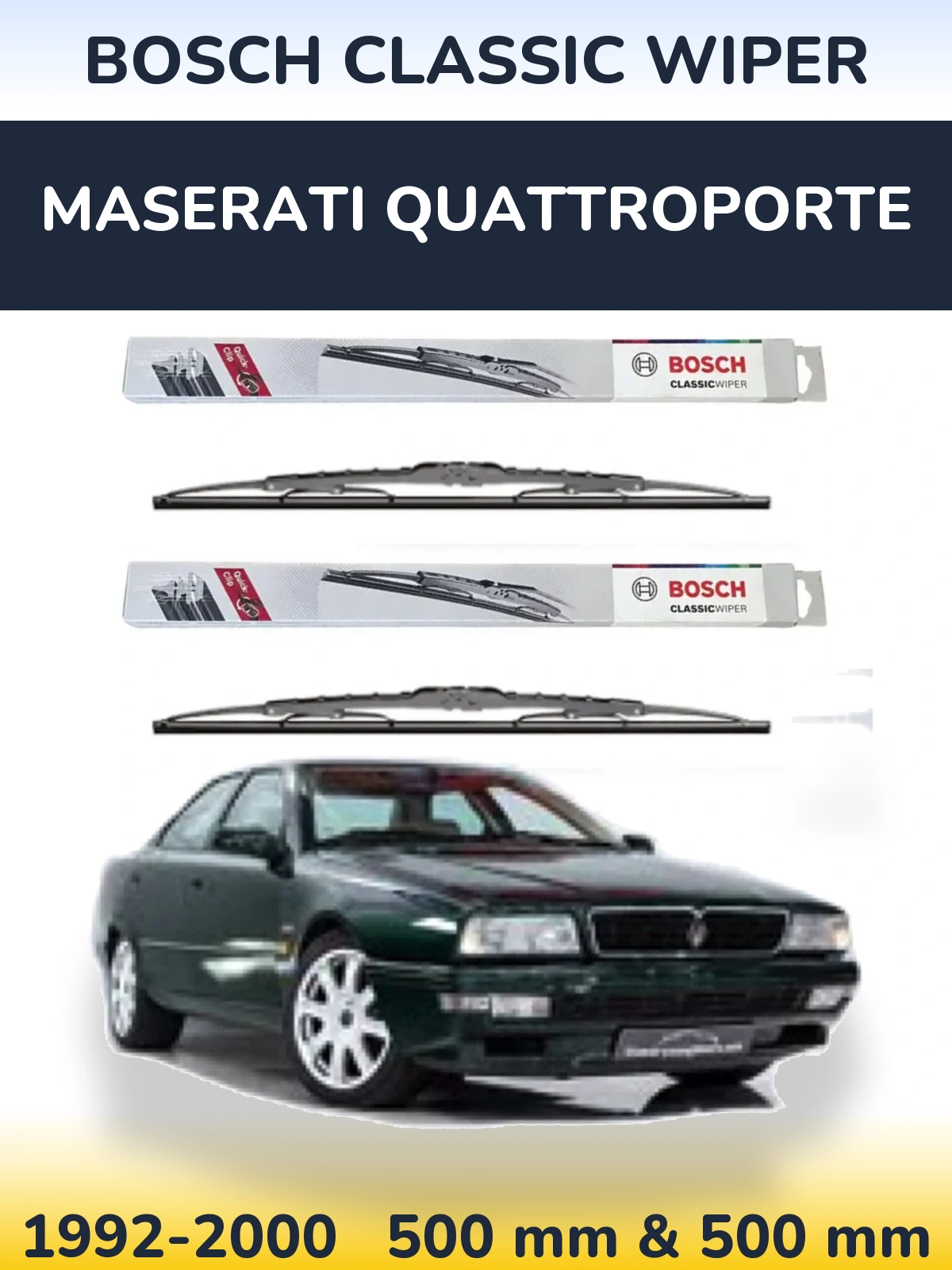 Torkarblad BOSCH Classic Wiper för Maserati Quattroporte