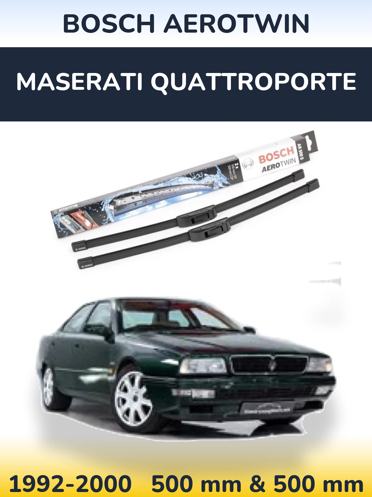 Torkarblad BOSCH AeroTwin för Maserati Quattroporte