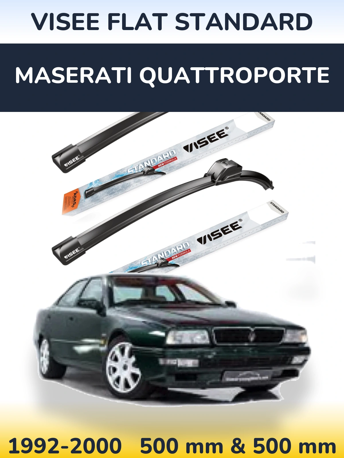 Torkarblad VISEE FLAT STANDARD för Maserati Quattroporte
