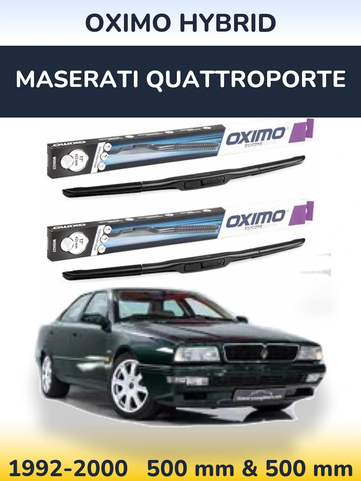 Torkarblad Oximo Hybrid för Maserati Quattroporte