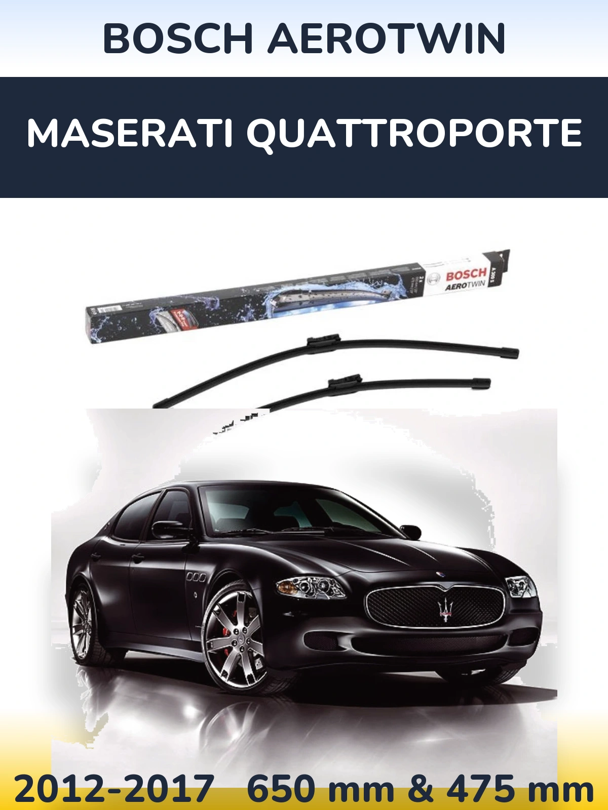 Torkarblad BOSCH AeroTwin för Maserati Quattroporte