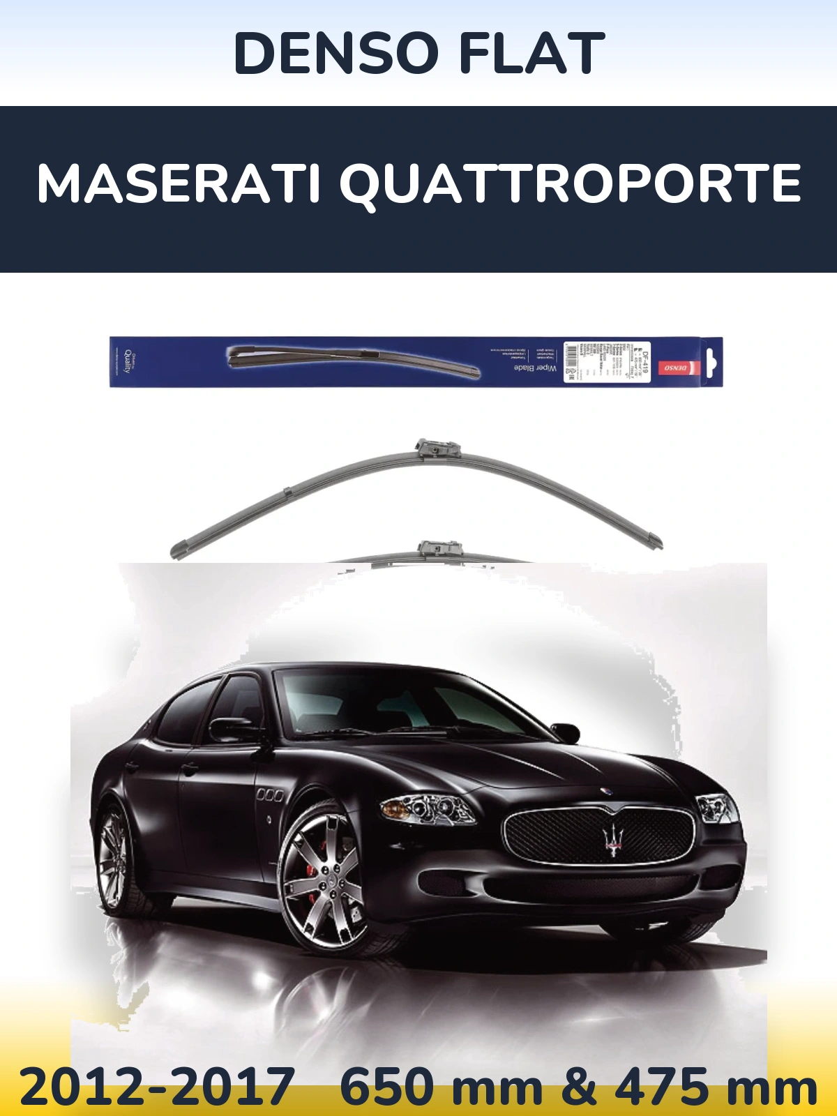 Torkarblad Denso Flat för Maserati Quattroporte