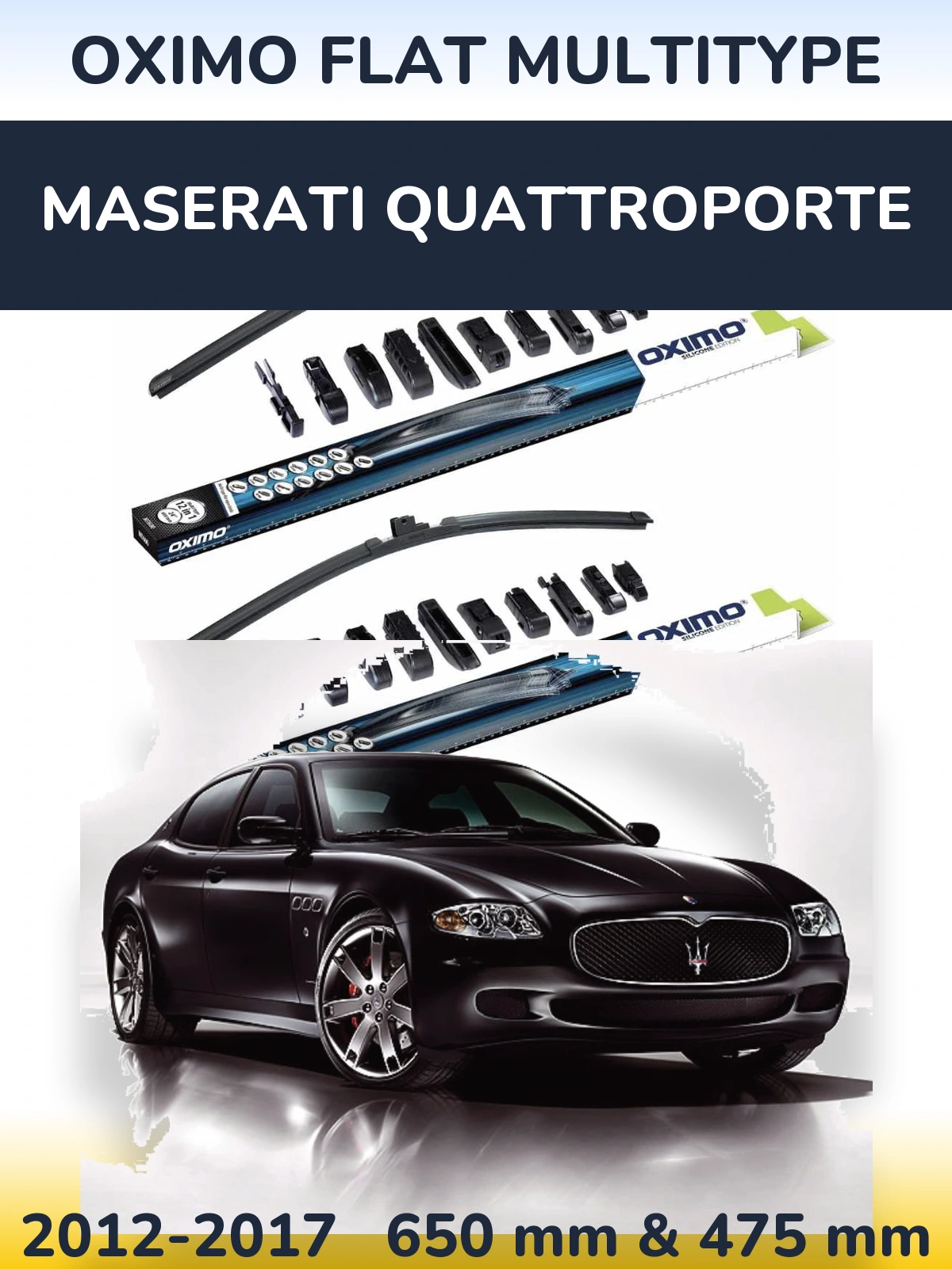 Torkarblad Oximo Flat MultiType för Maserati Quattroporte