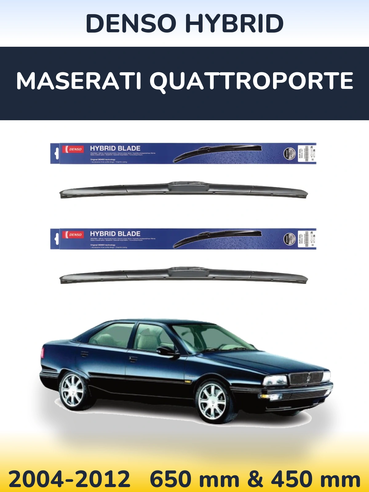 Torkarblad Denso Hybrid för Maserati Quattroporte
