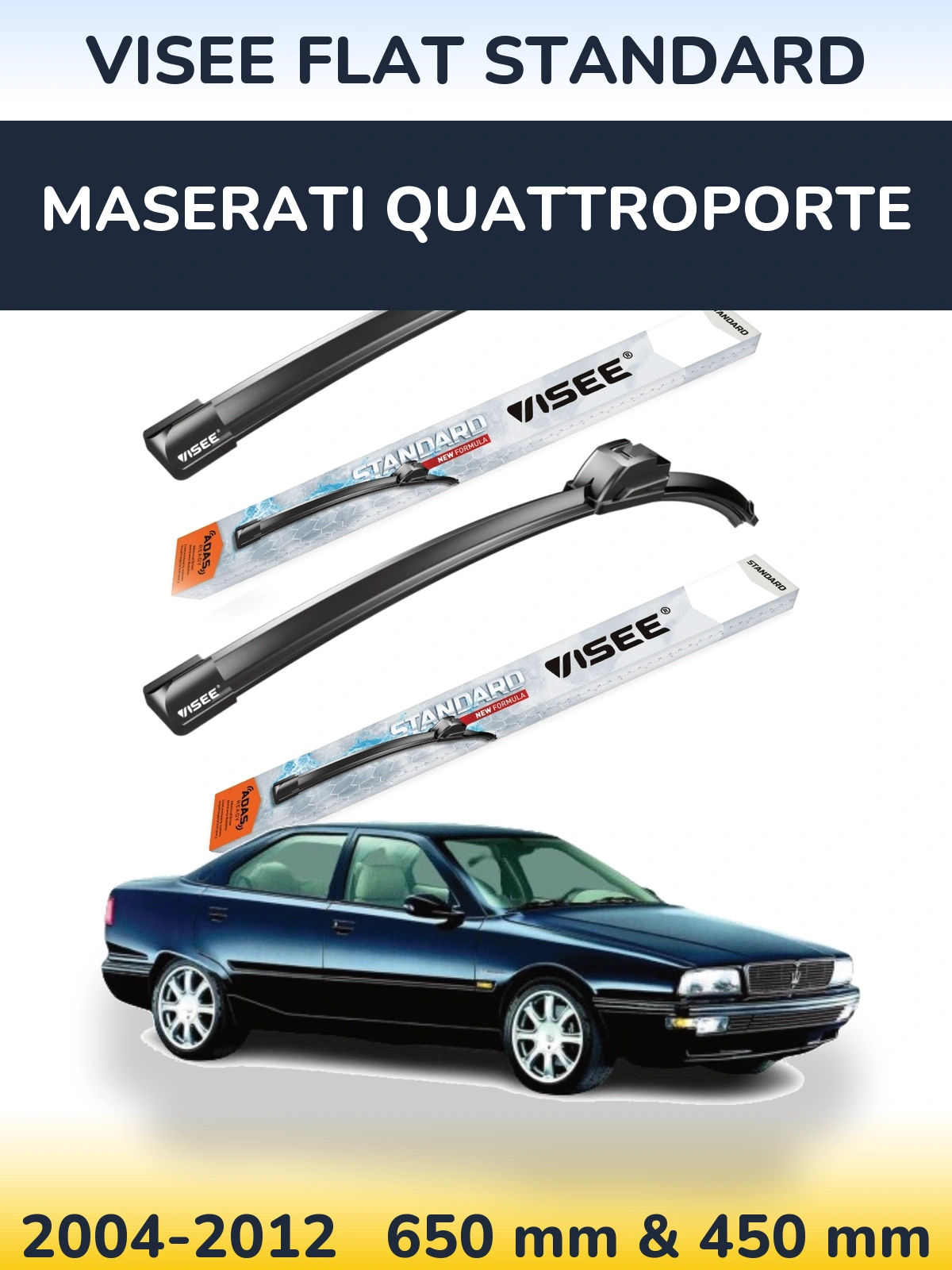 Torkarblad VISEE FLAT STANDARD för Maserati Quattroporte