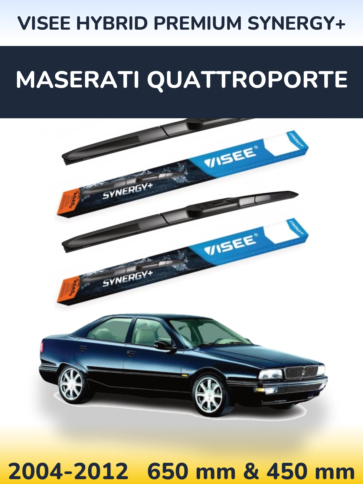 Torkarblad VISEE HYBRID PREMIUM SYNERGY+ för Maserati Quattroporte