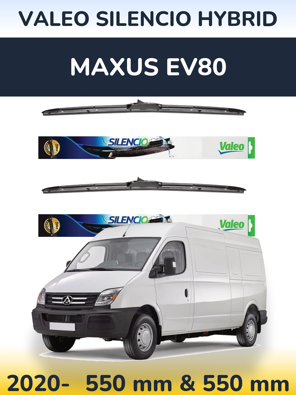 Torkarblad Valeo Silencio Hybrid för Maxus EV80