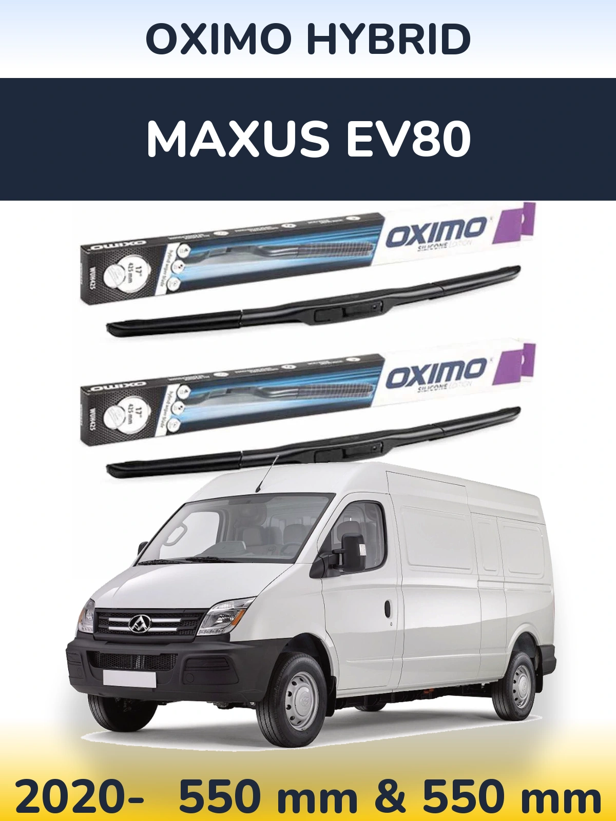 Torkarblad Oximo Hybrid för Maxus EV80