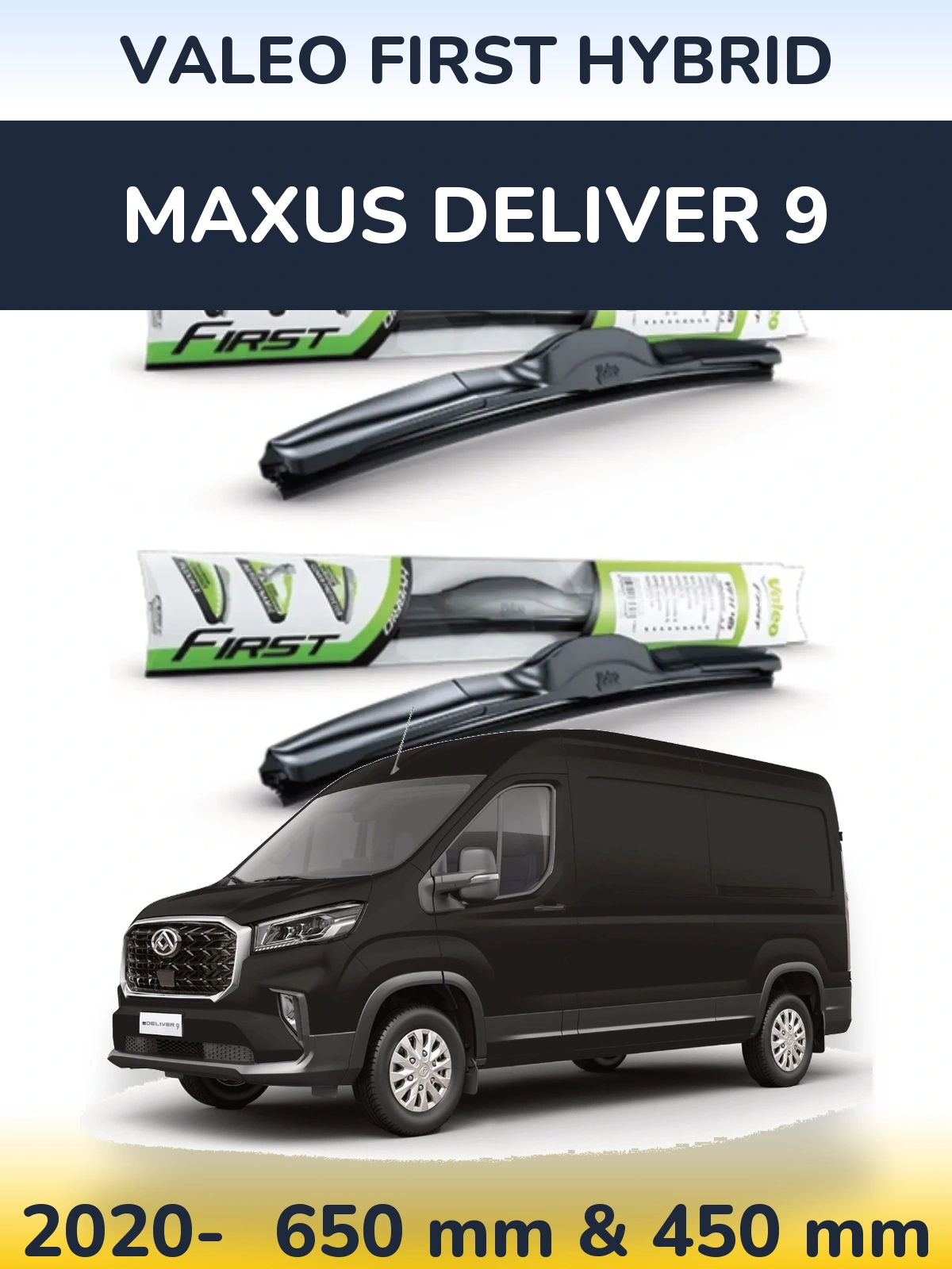 Torkarblad Valeo First Hybrid för Maxus Deliver 9