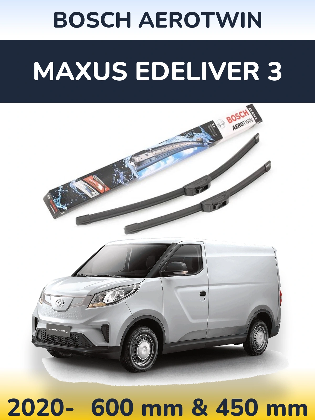 Torkarblad BOSCH AeroTwin för Maxus eDeliver 3