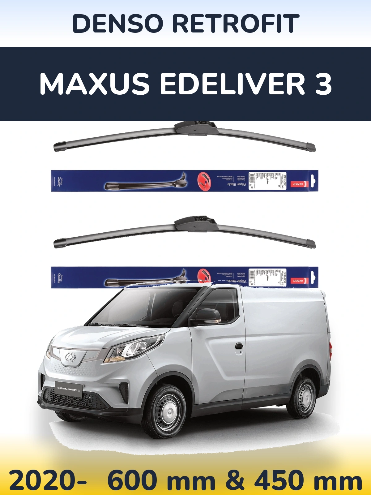 Torkarblad Denso Retrofit för Maxus eDeliver 3