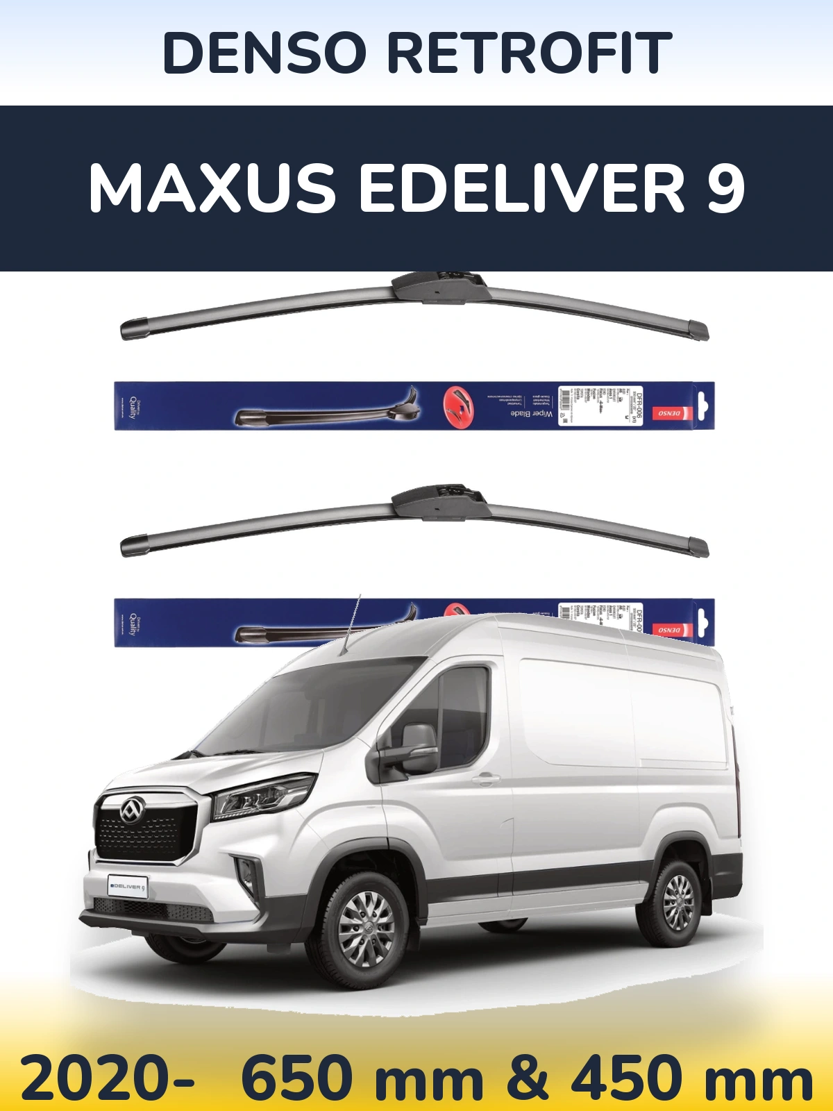 Torkarblad Denso Retrofit för Maxus eDeliver 9
