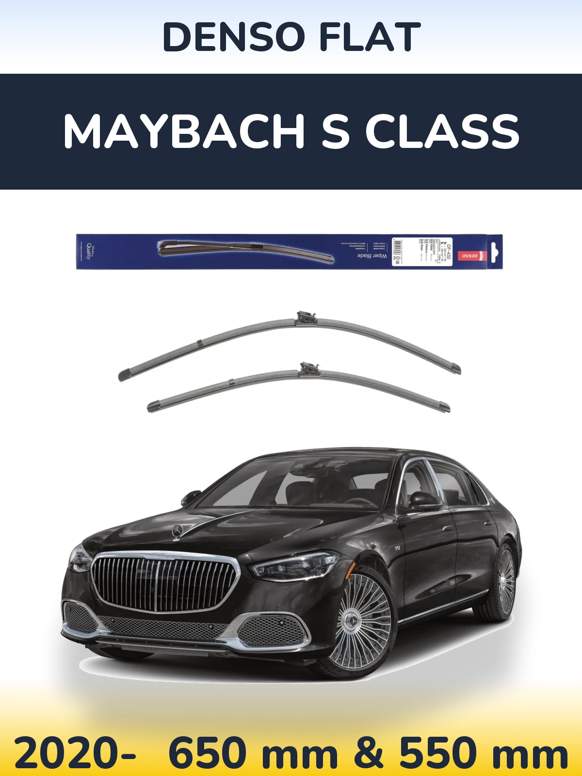 Torkarblad Denso Flat för Maybach S Class