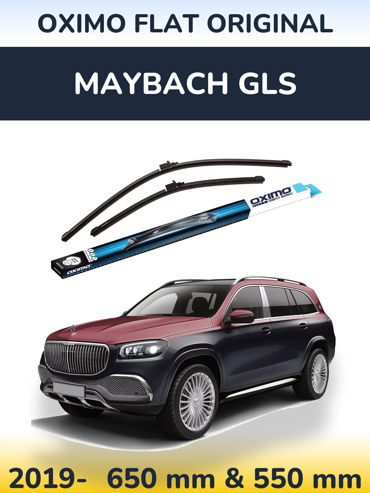 Torkarblad Oximo Flat Original för Maybach GLS