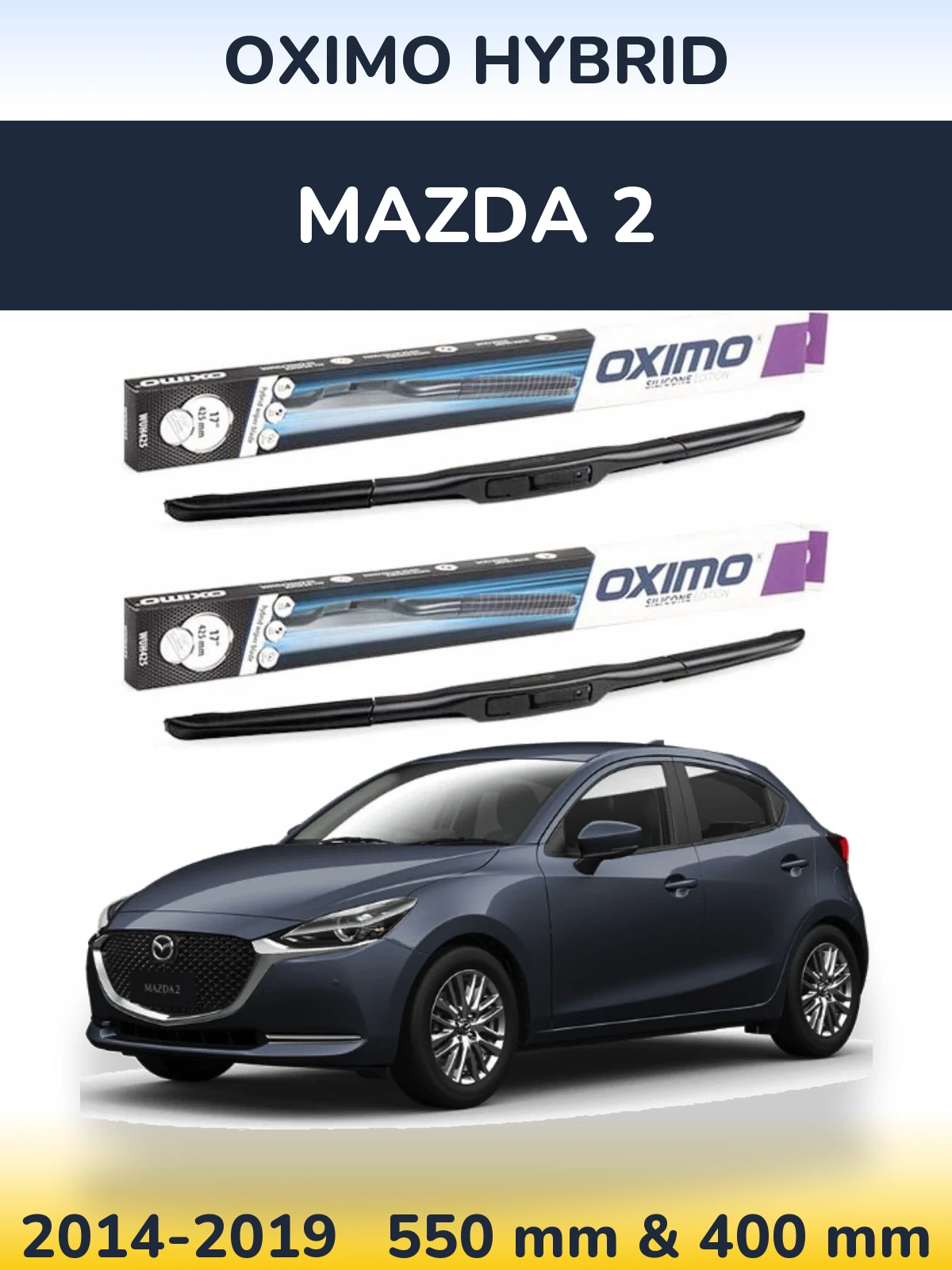 Torkarblad Oximo Hybrid för Mazda 2