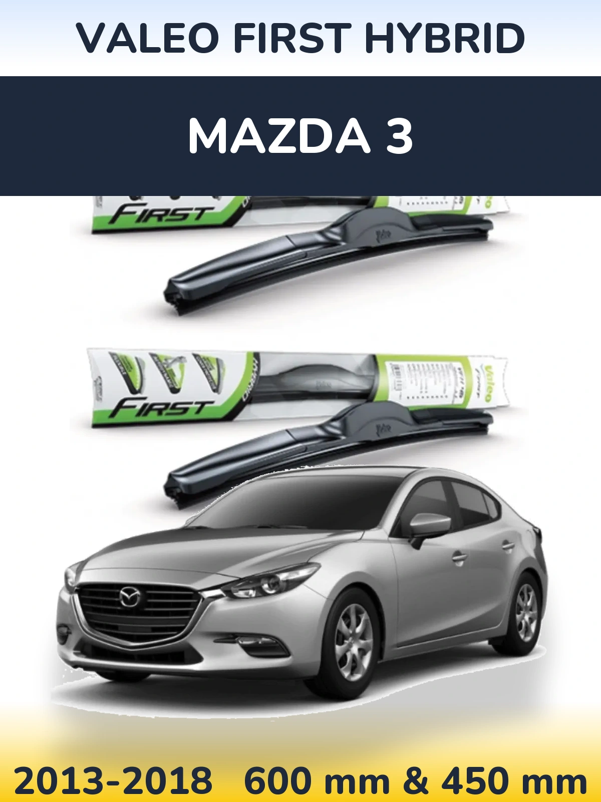 Torkarblad Valeo First Hybrid för Mazda 3