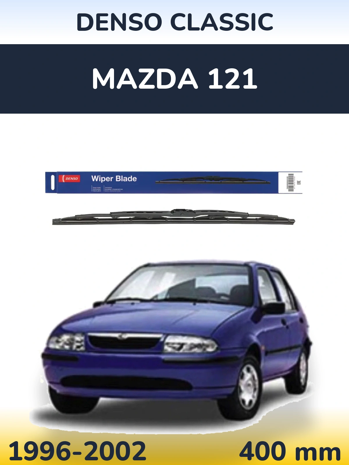 Torkarblad Denso Classic för Mazda 121
