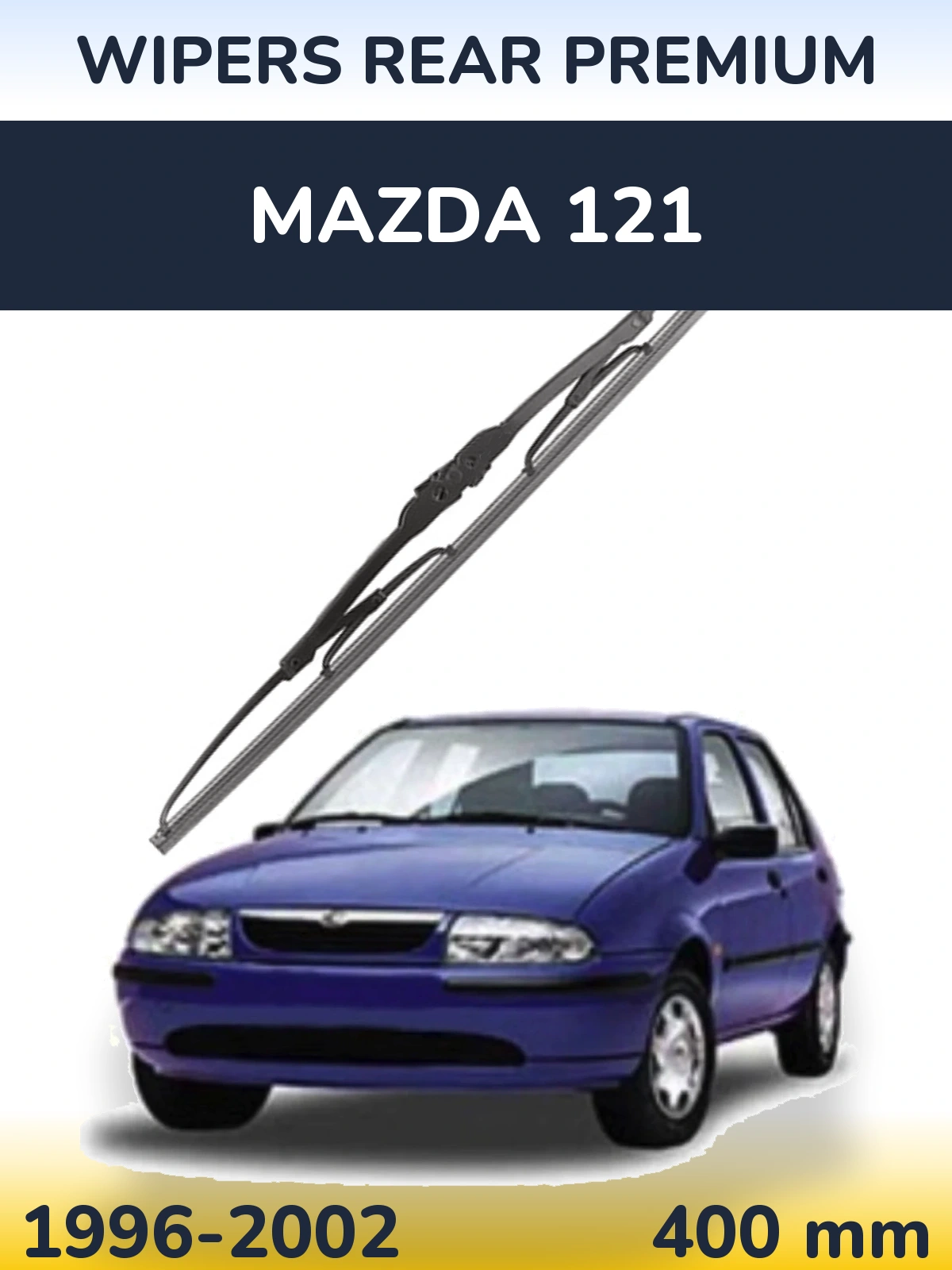 Задний дворник WIPERS REAR PREMIUM 400 мм для Mazda 121 1996-2002
