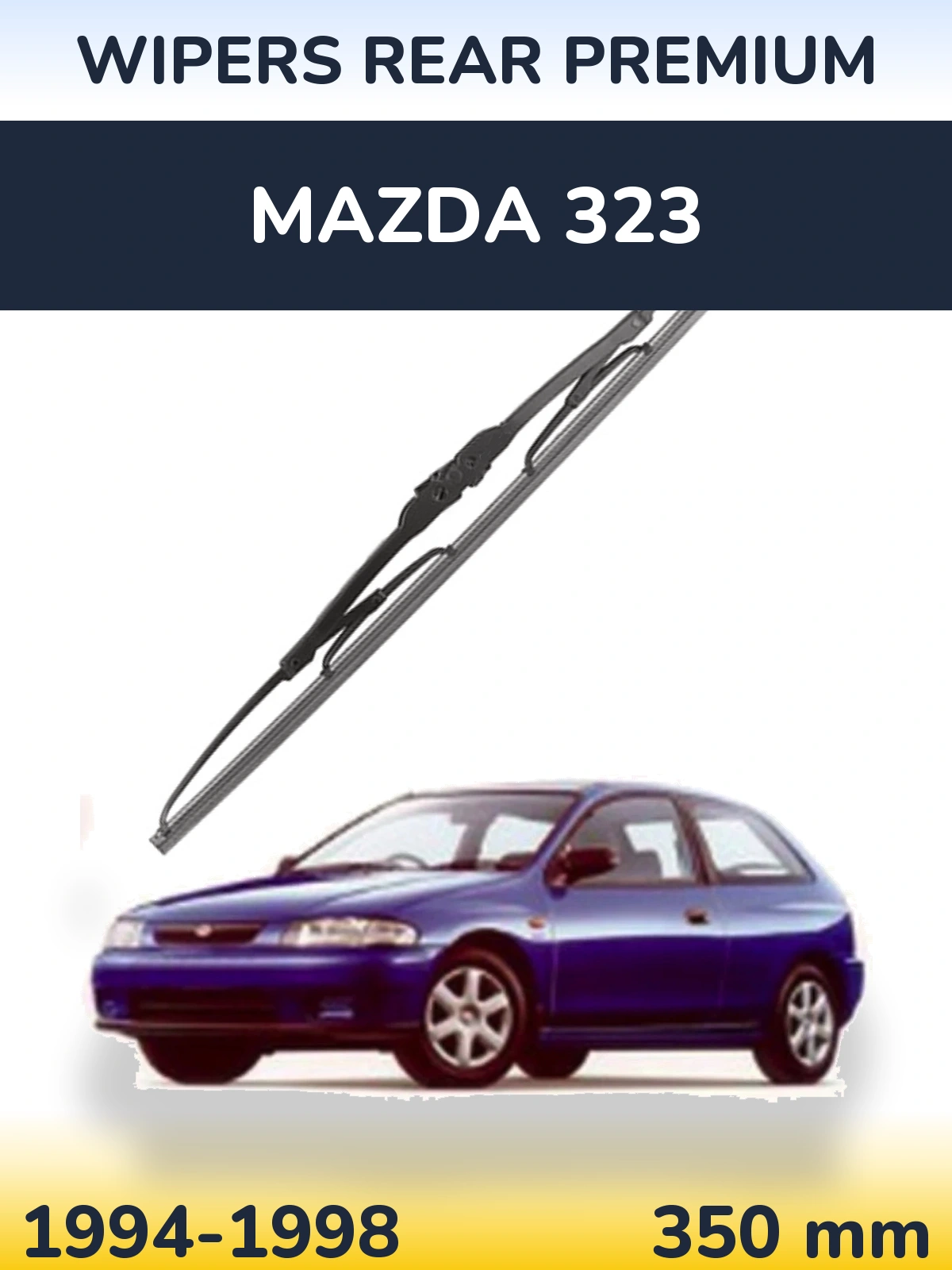 Torkarblad WIPERS REAR PREMIUM för Mazda 323