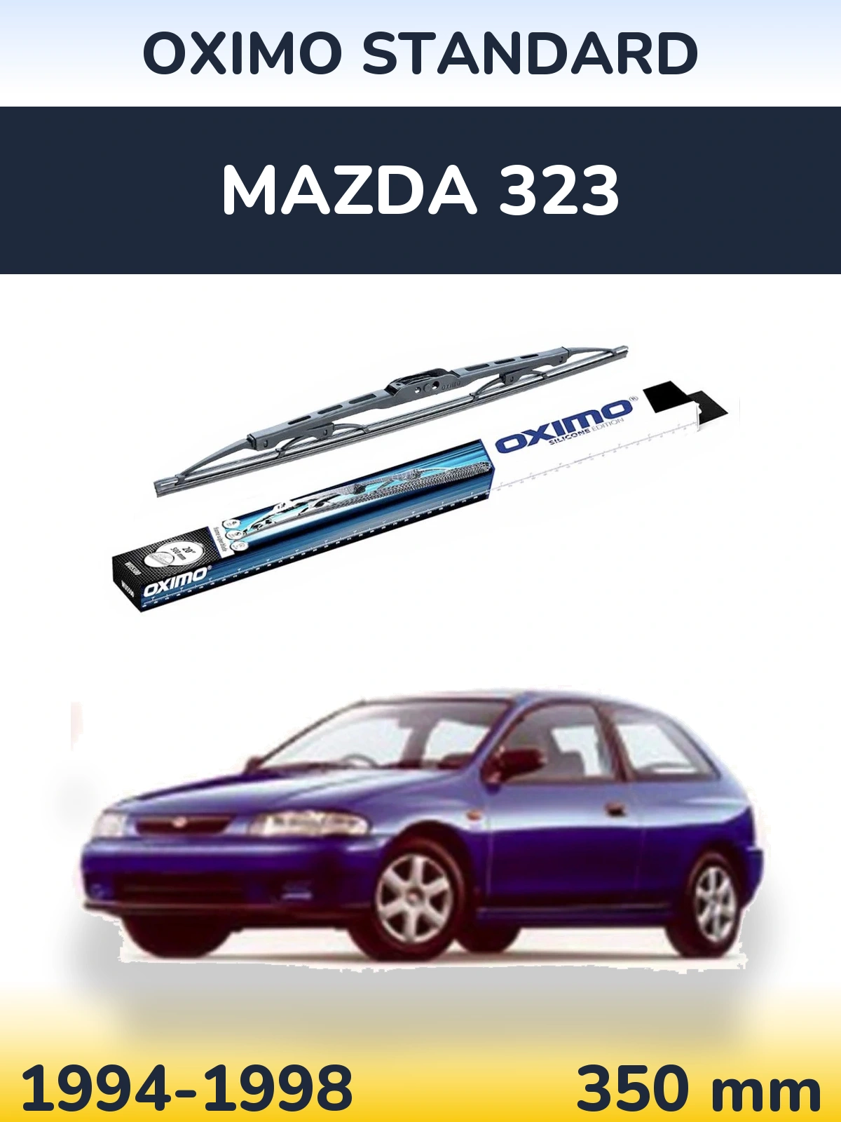 Torkarblad Oximo Standard för Mazda 323