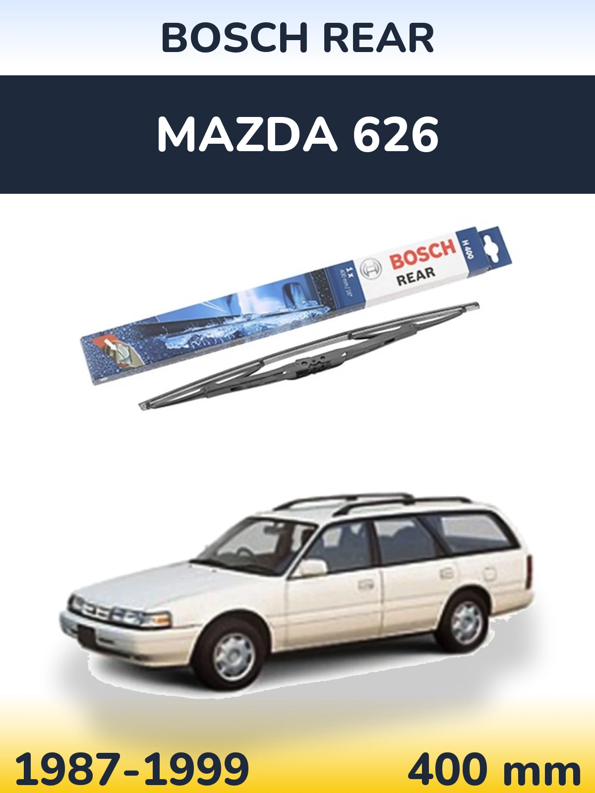 Torkarblad BOSCH Rear för Mazda 626