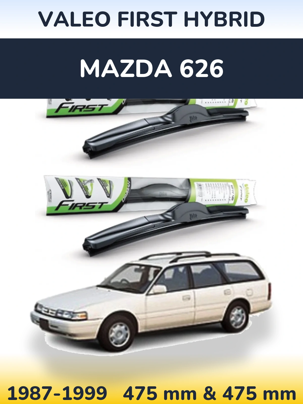 Torkarblad Valeo First Hybrid för Mazda 626