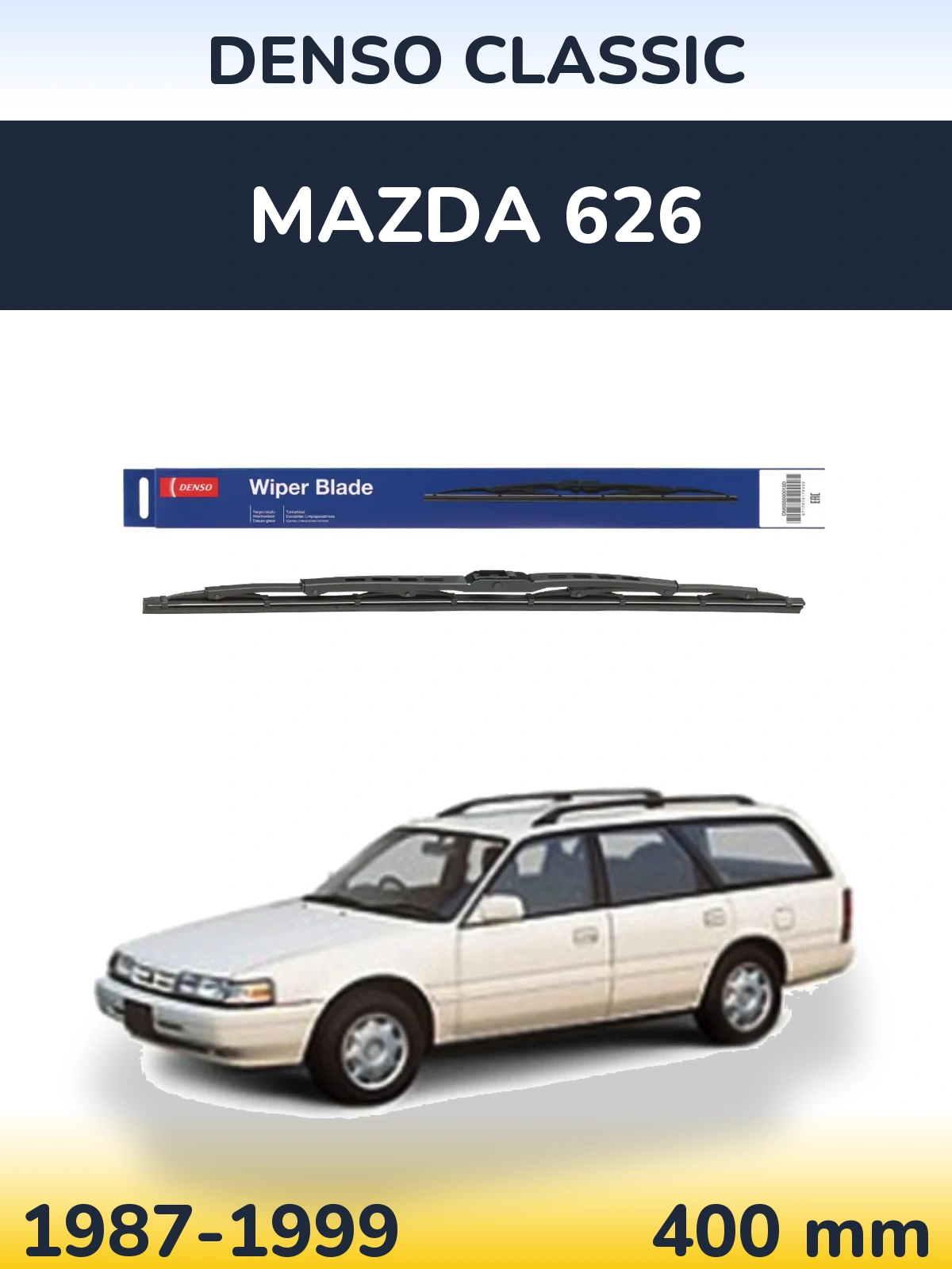 Torkarblad Denso Classic för Mazda 626