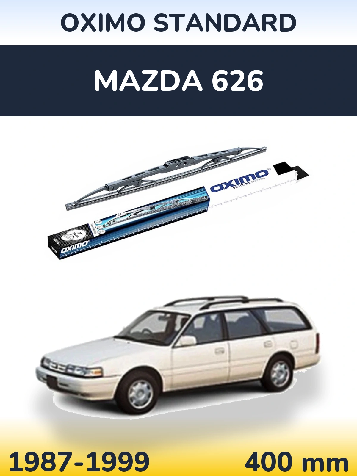 Torkarblad Oximo Standard för Mazda 626
