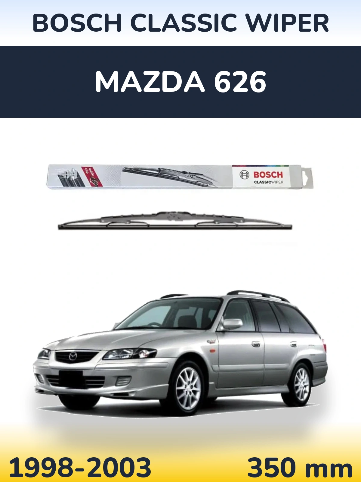 Torkarblad BOSCH Classic Wiper för Mazda 626