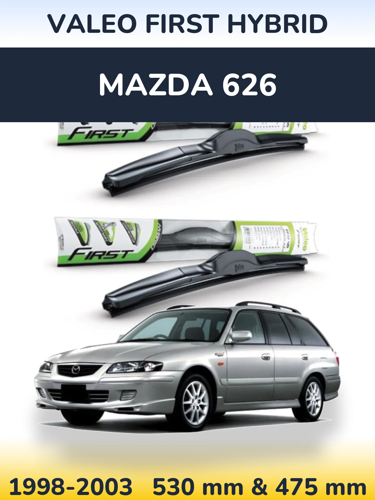 Torkarblad Valeo First Hybrid för Mazda 626