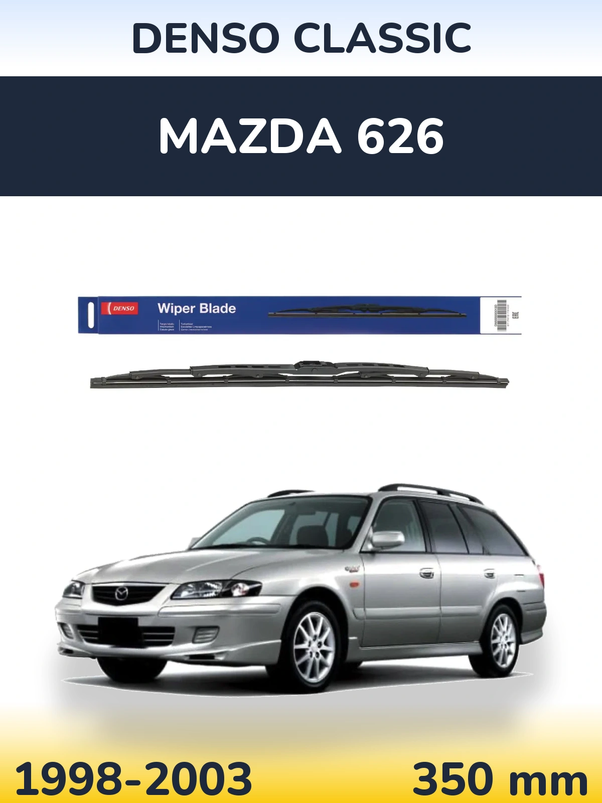 Torkarblad Denso Classic för Mazda 626