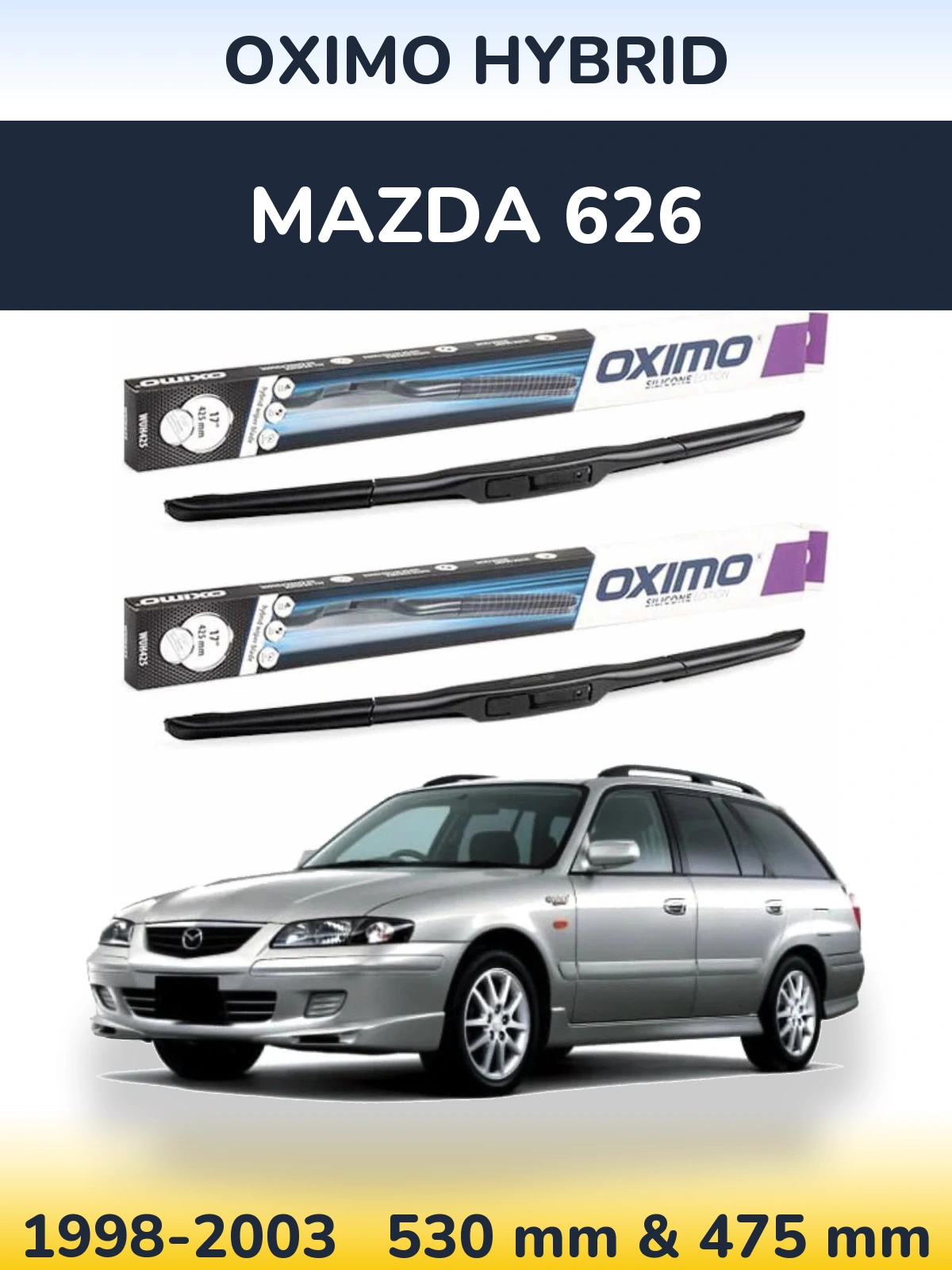 Torkarblad Oximo Hybrid för Mazda 626