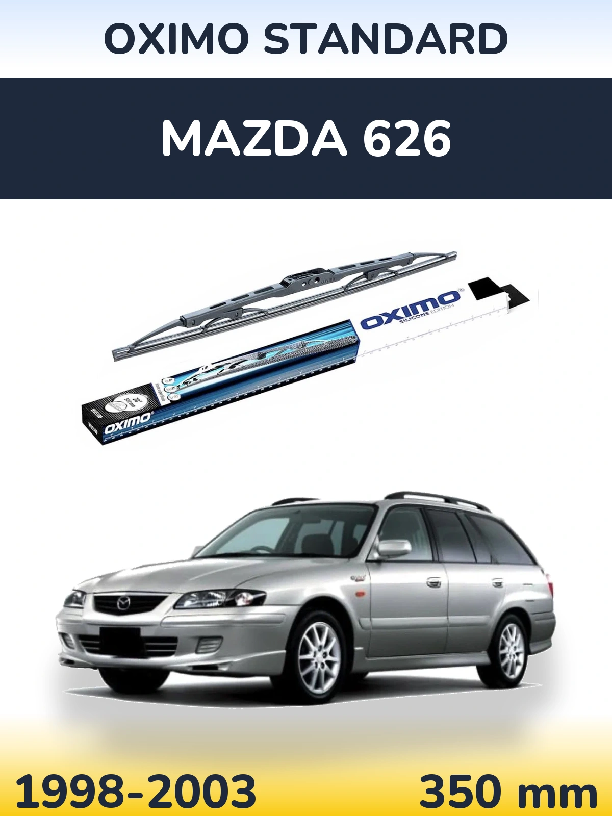 Torkarblad Oximo Standard för Mazda 626