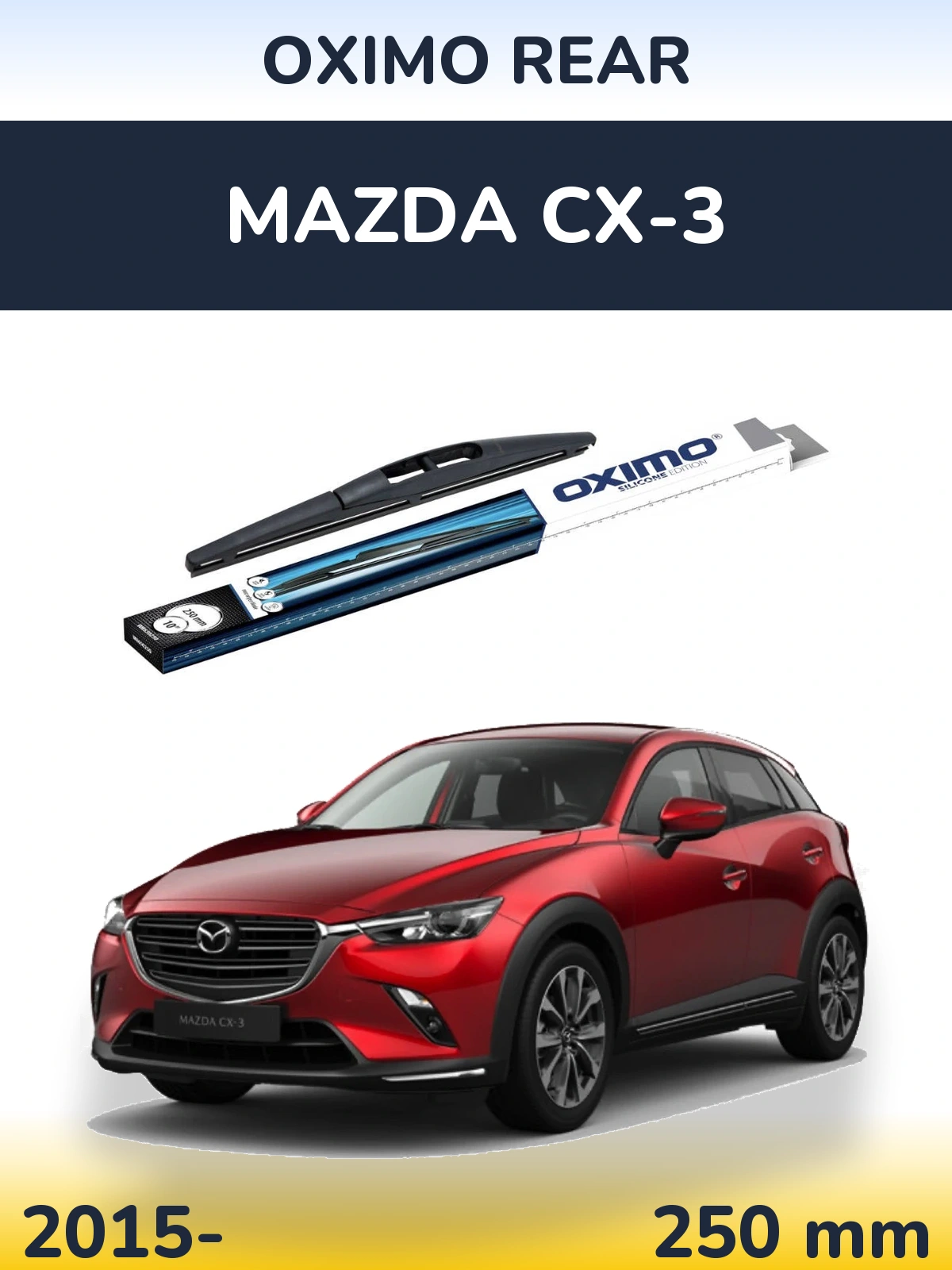 Torkarblad Oximo Rear för Mazda CX-3