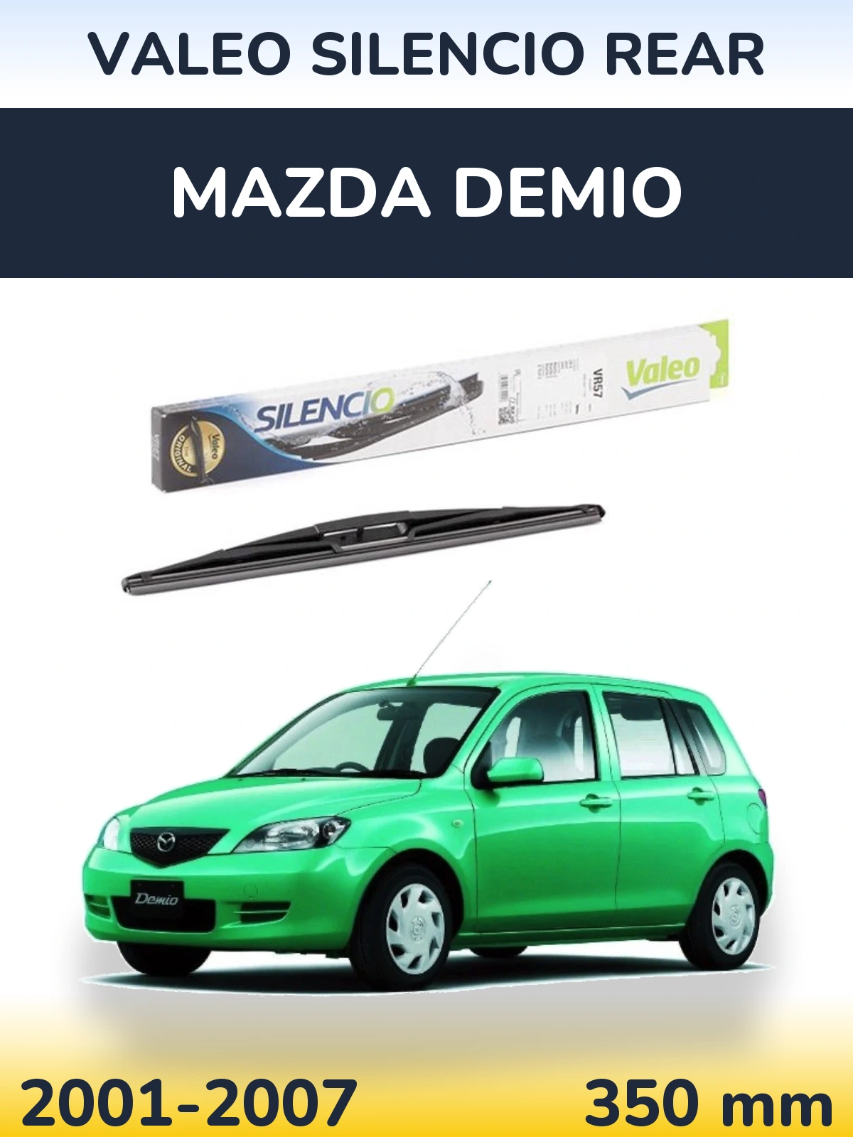 Torkarblad Valeo Silencio Rear för Mazda Demio