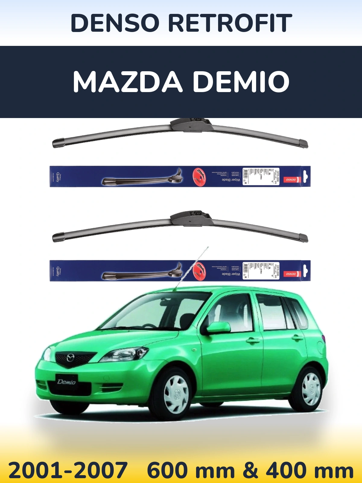 Torkarblad Denso Retrofit för Mazda Demio