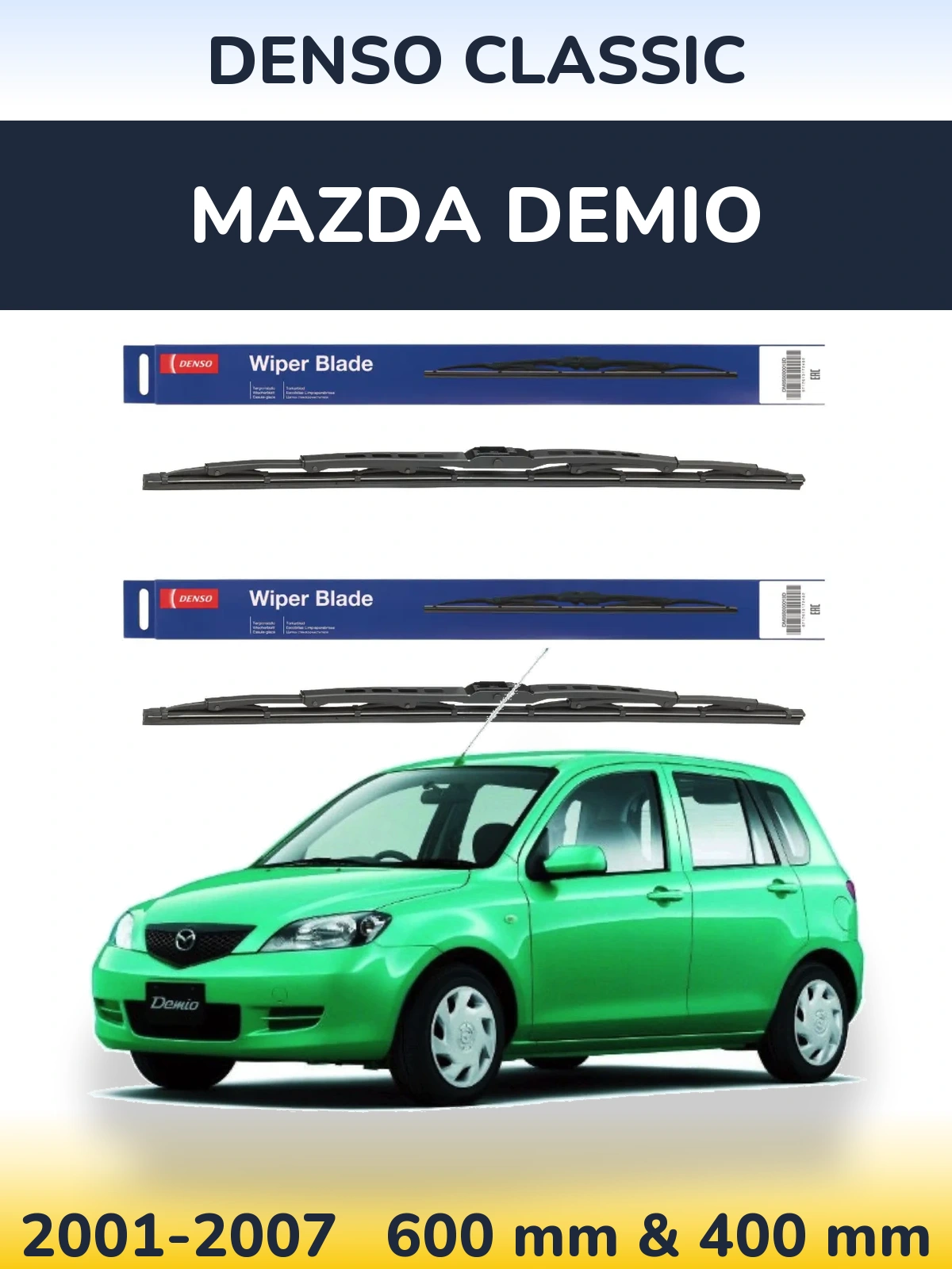 Torkarblad Denso Classic för Mazda Demio