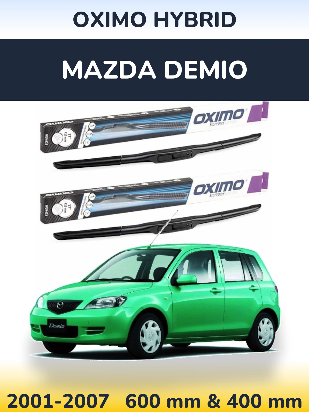 Torkarblad Oximo Hybrid för Mazda Demio