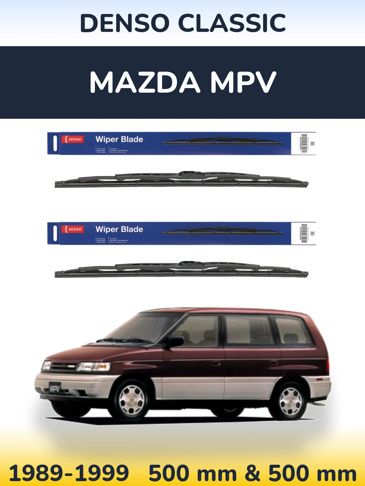 Torkarblad Denso Classic för Mazda MPV