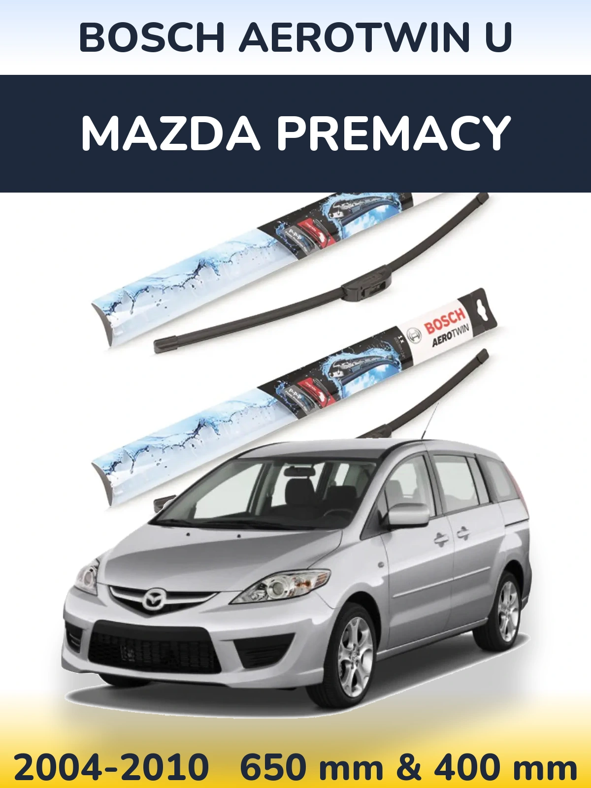 Torkarblad BOSCH AeroTwin U för Mazda Premacy