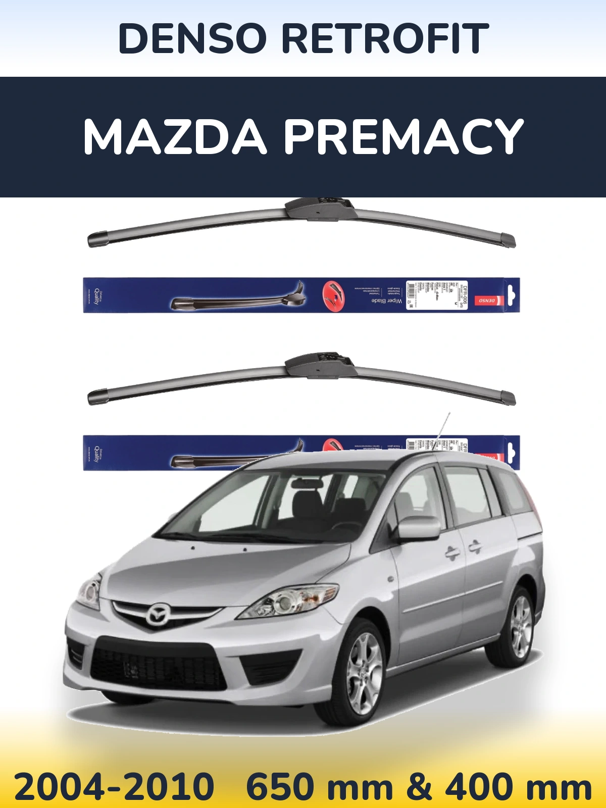 Torkarblad Denso Retrofit för Mazda Premacy