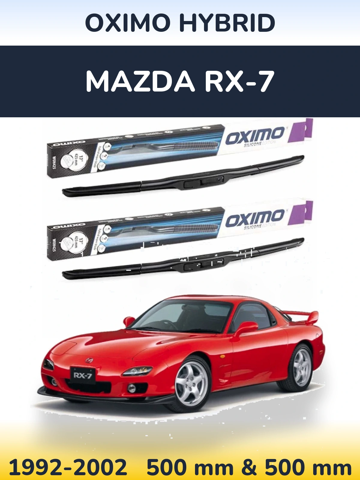 Torkarblad Oximo Hybrid för Mazda RX-7