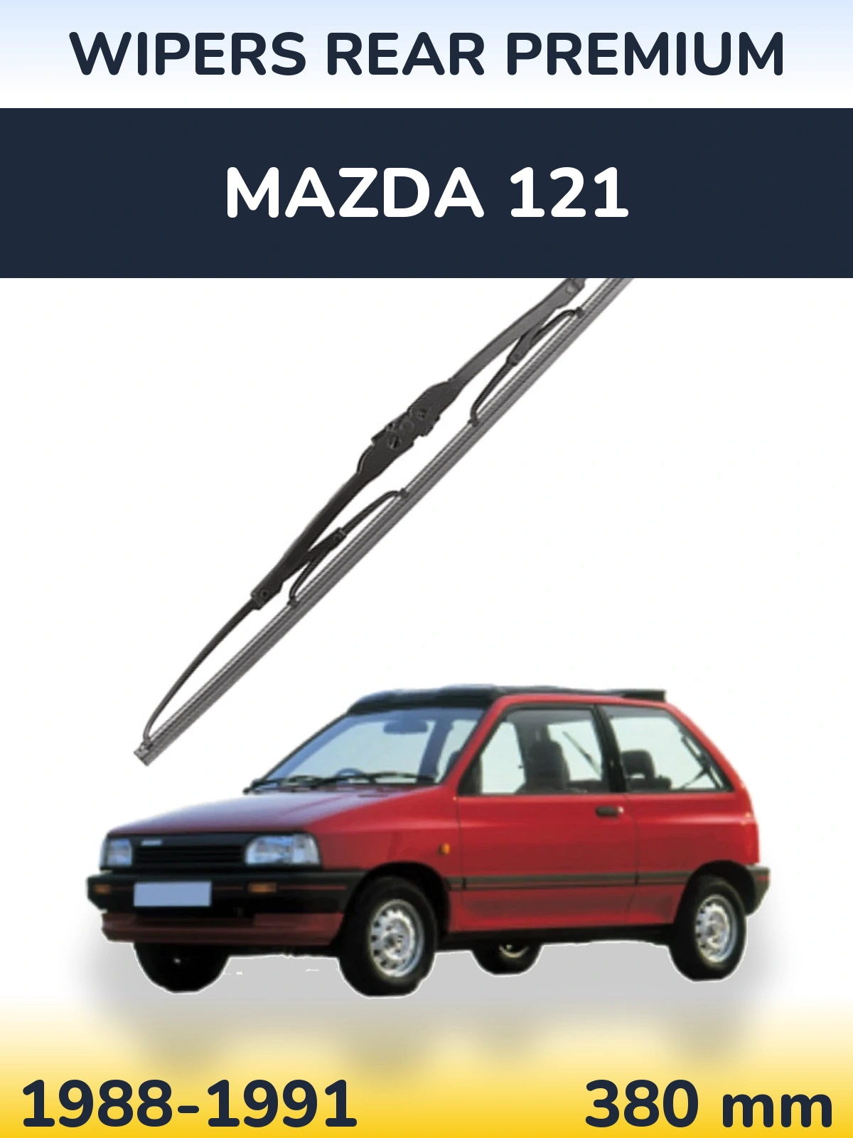 Torkarblad WIPERS REAR PREMIUM för Mazda 121