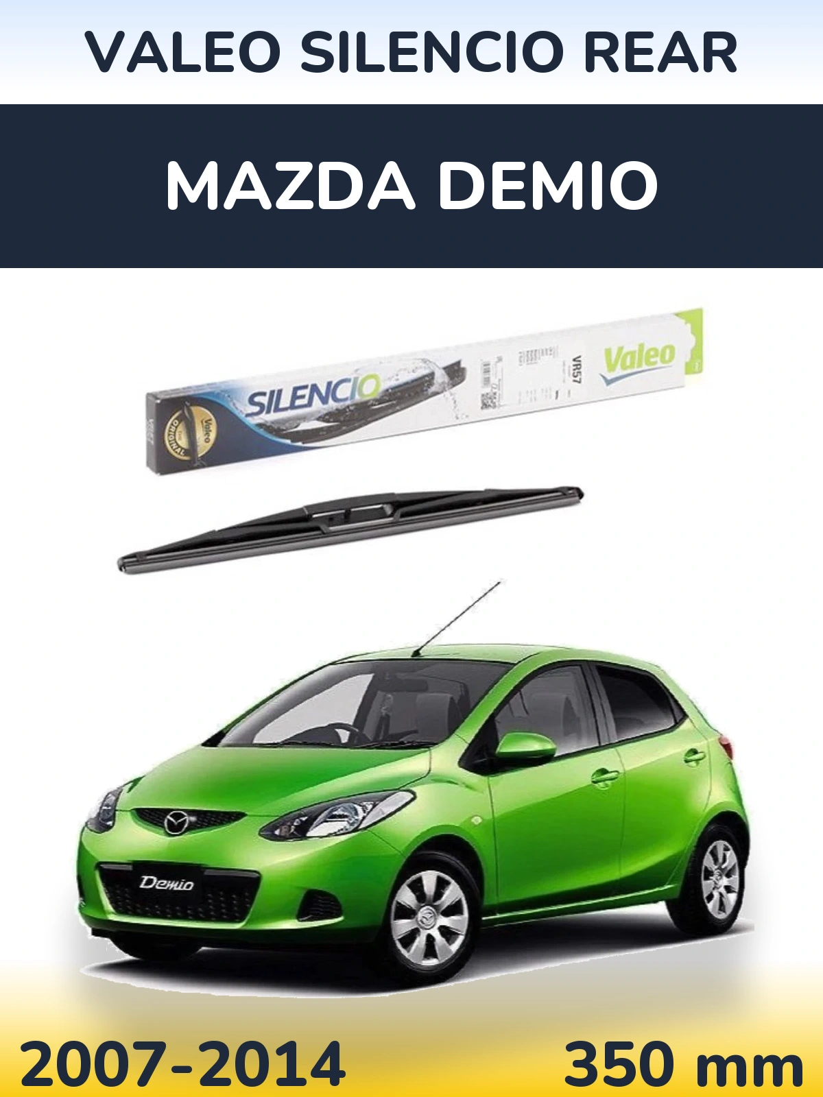 Torkarblad Valeo Silencio Rear för Mazda Demio