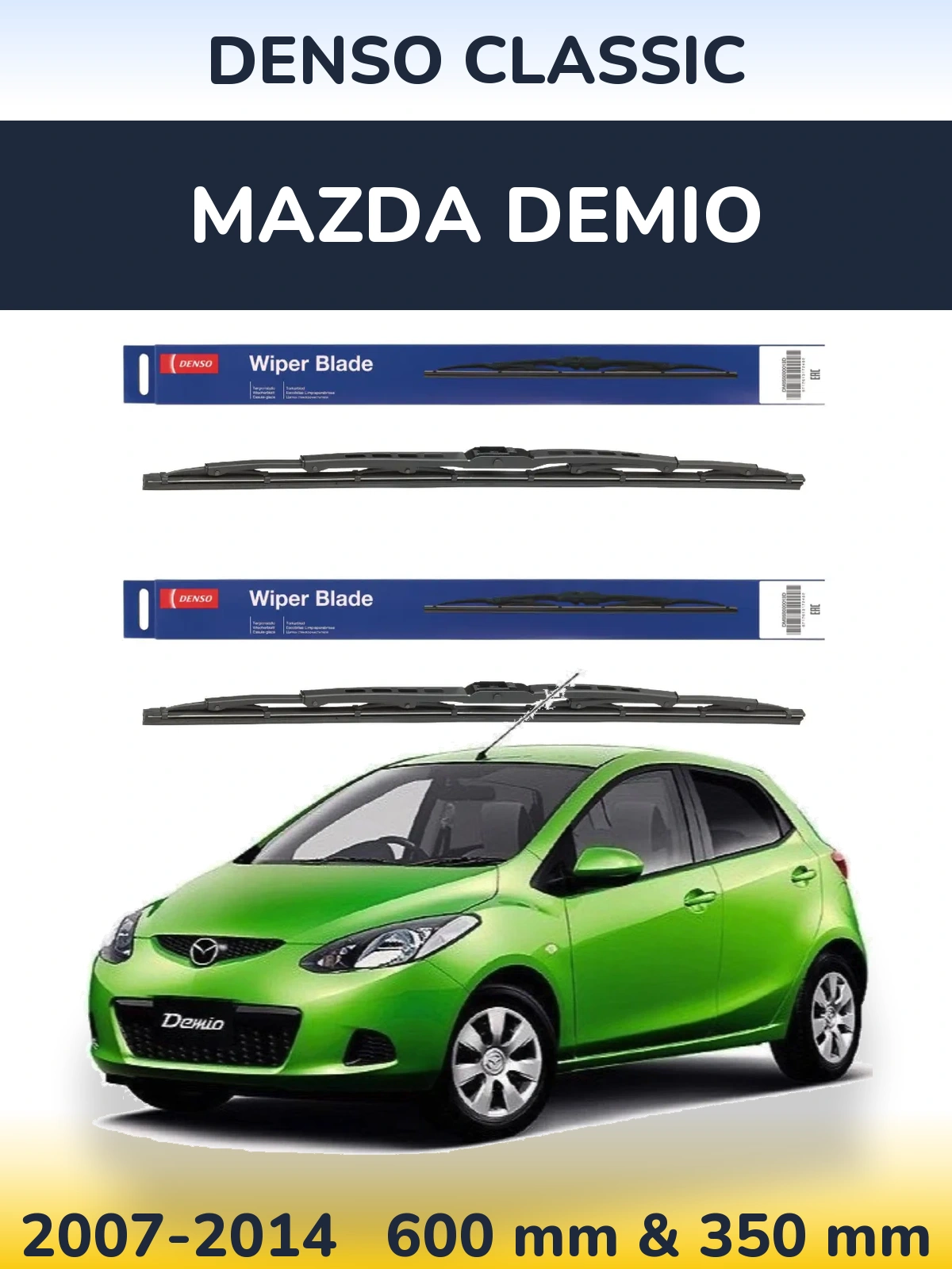 Torkarblad Denso Classic för Mazda Demio