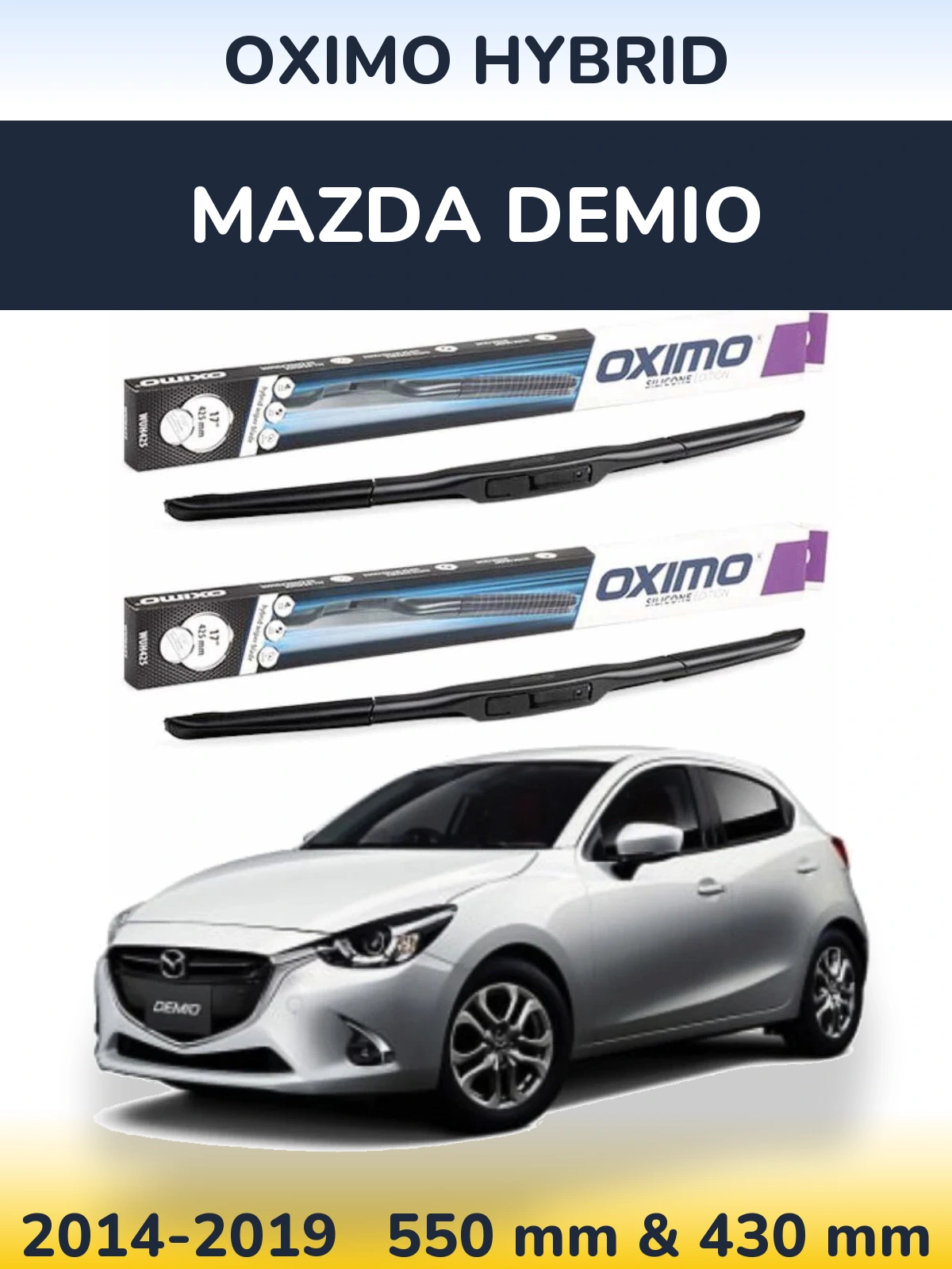 Torkarblad Oximo Hybrid för Mazda Demio