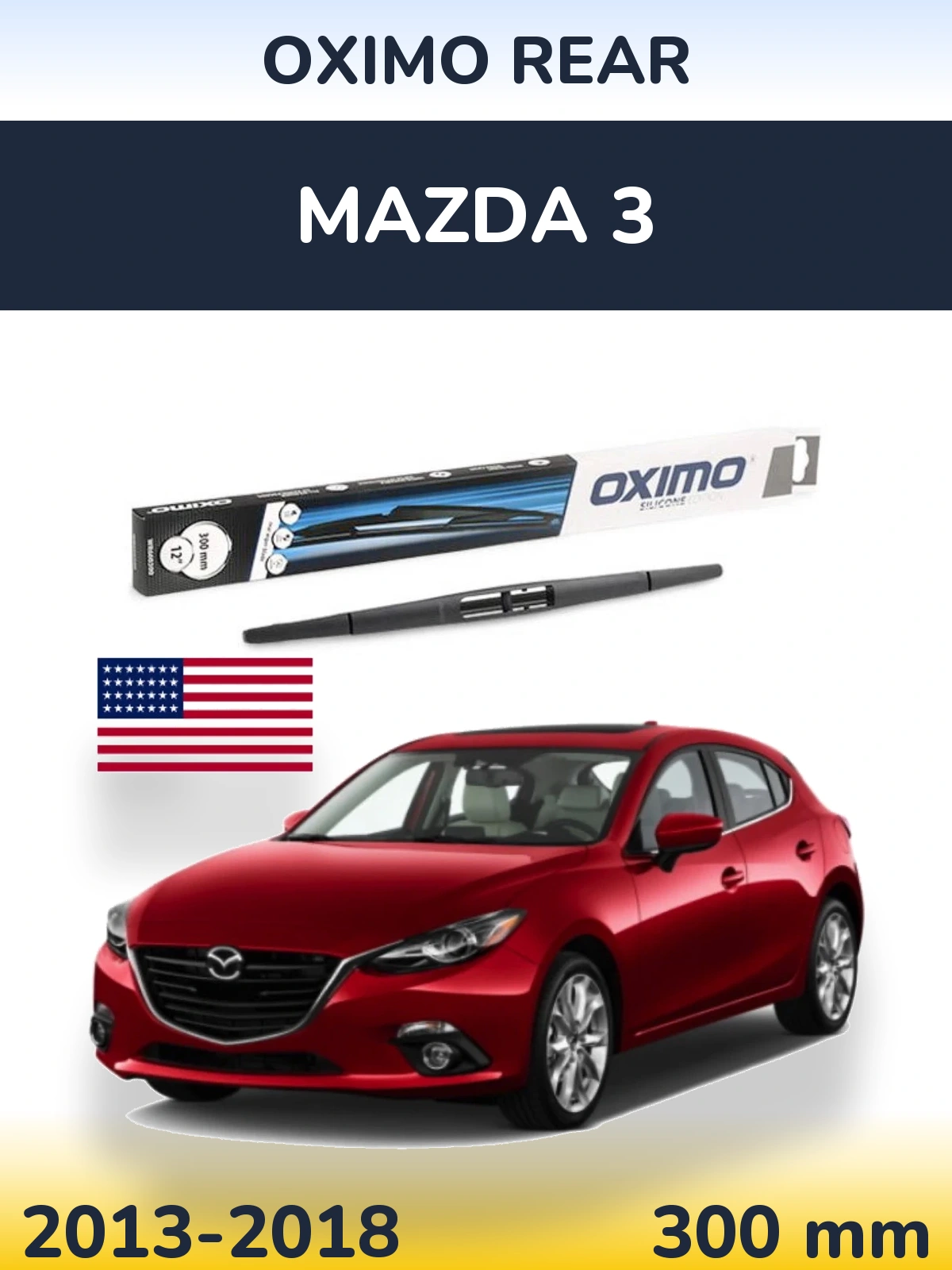 Torkarblad Oximo Rear för Mazda 3