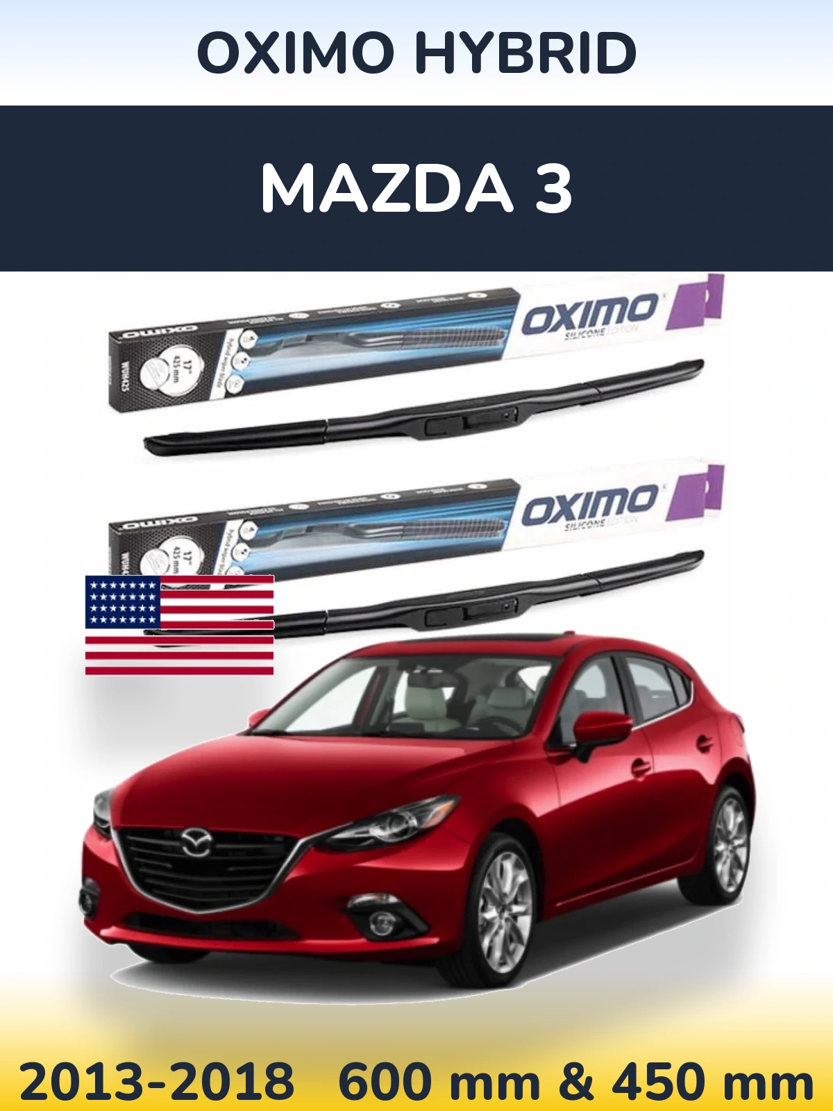 Torkarblad Oximo Hybrid för Mazda 3