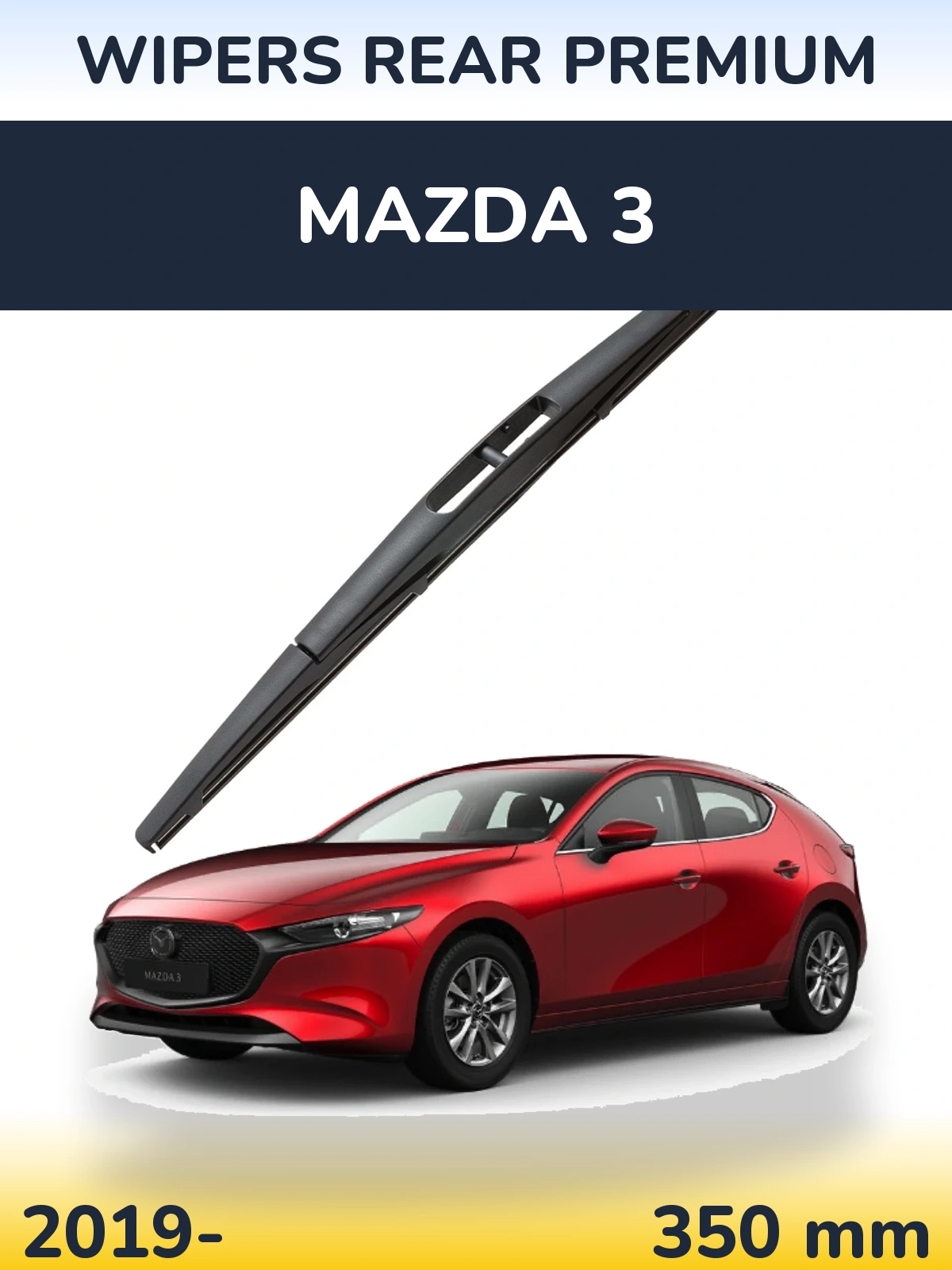 Torkarblad WIPERS REAR PREMIUM för Mazda 3